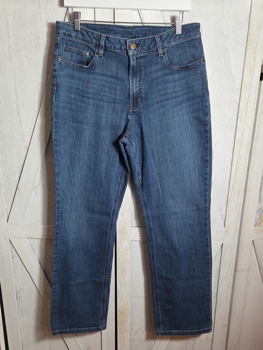 L.L. Bean BeanFlex Bootcut Leg Favorite Fit Jeans Size 16